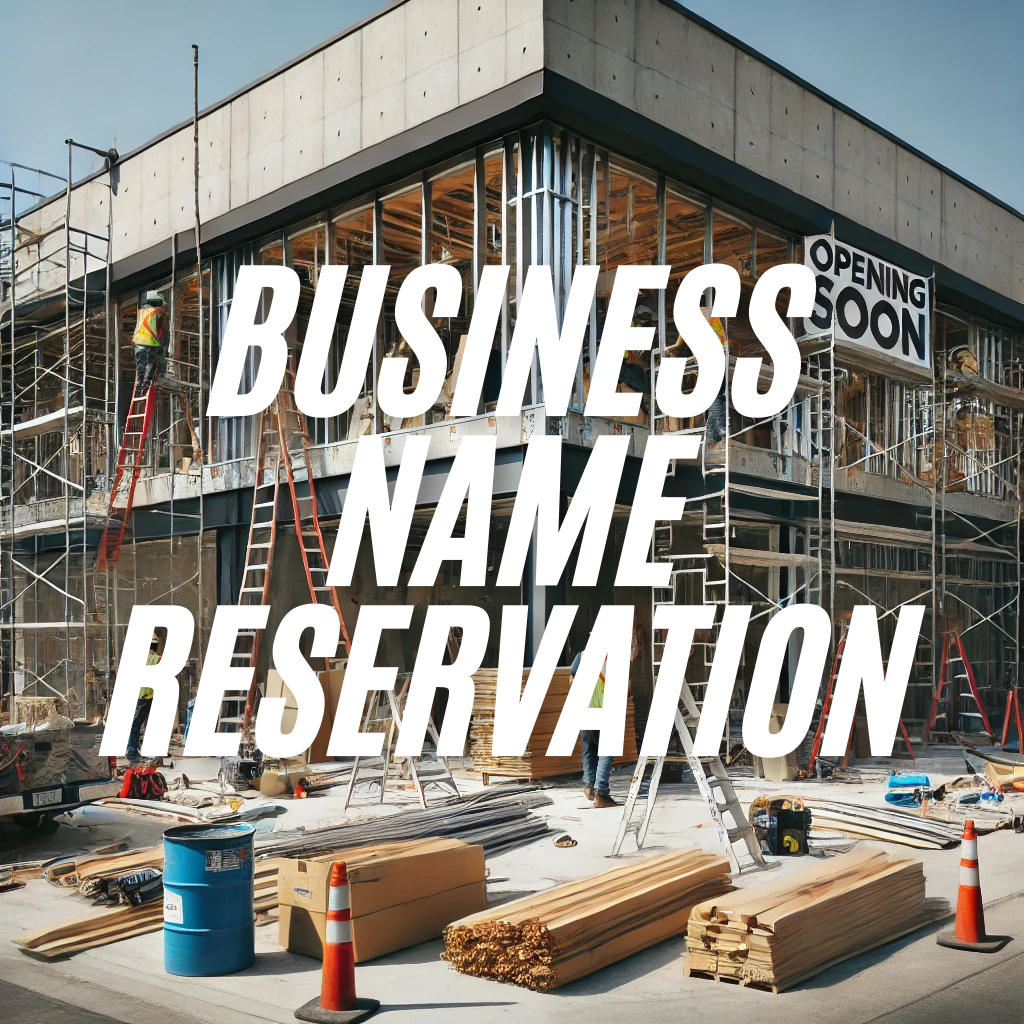 Reserve a Business Name